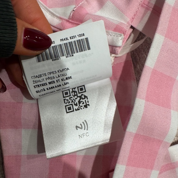 PRADA Gingham Bralette crop top size 38 NEW - Picture 3 of 12